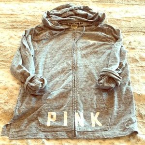 XS PINK Full Zip Hoodie